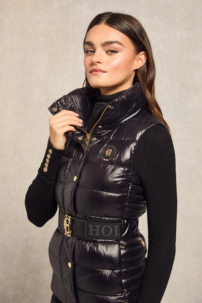 Valais Quilted Gilet (Black)