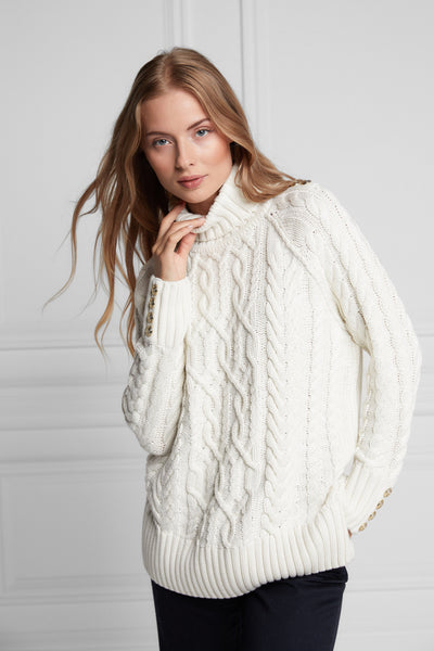 Greenwich Cable Knit (Oyster)