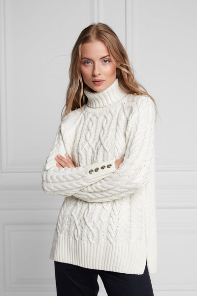 Greenwich Cable Knit (Oyster)