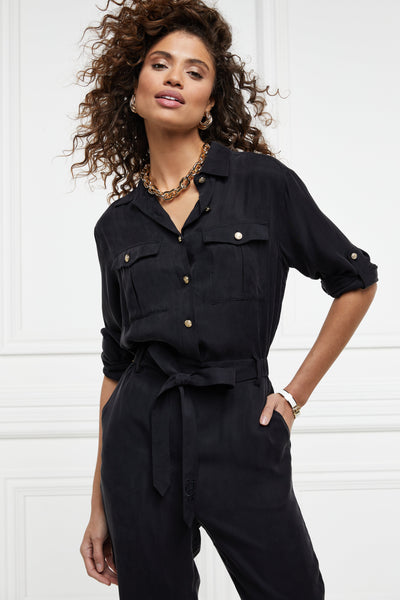 Utility Jumpsuit (Black)