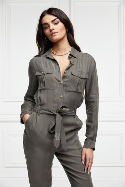 Utility Jumpsuit (Khaki)