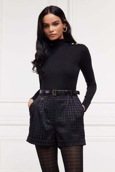 Bexley Tailored Shorts (Houndstooth Jacquard)