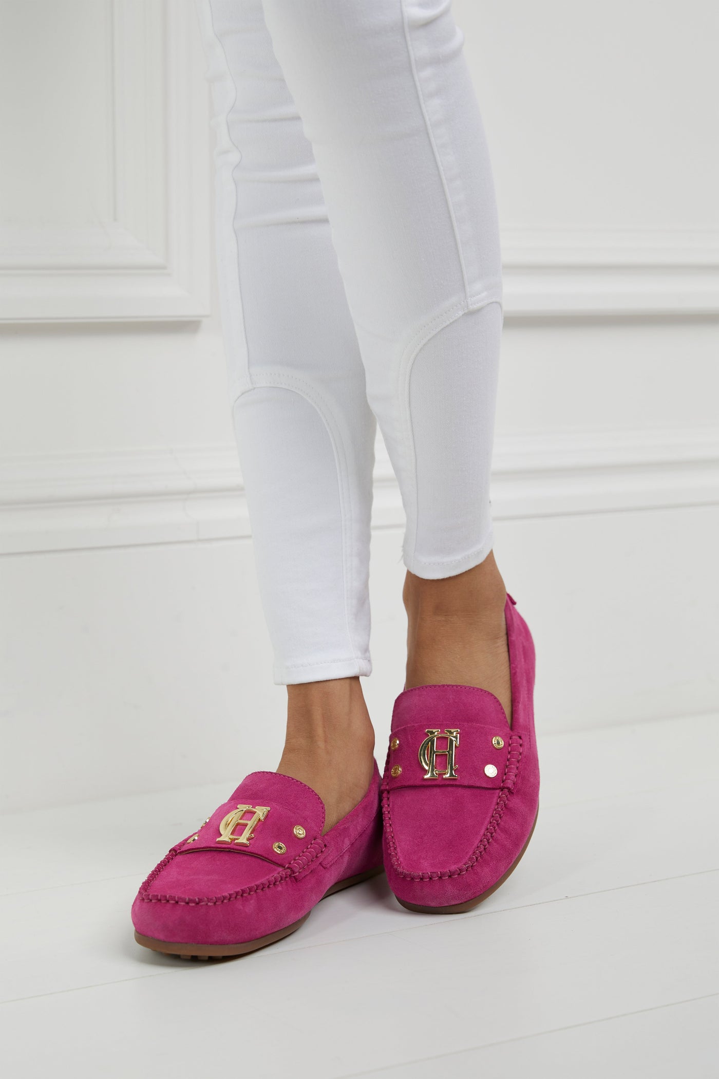 The Driving Loafer (Fuchsia)