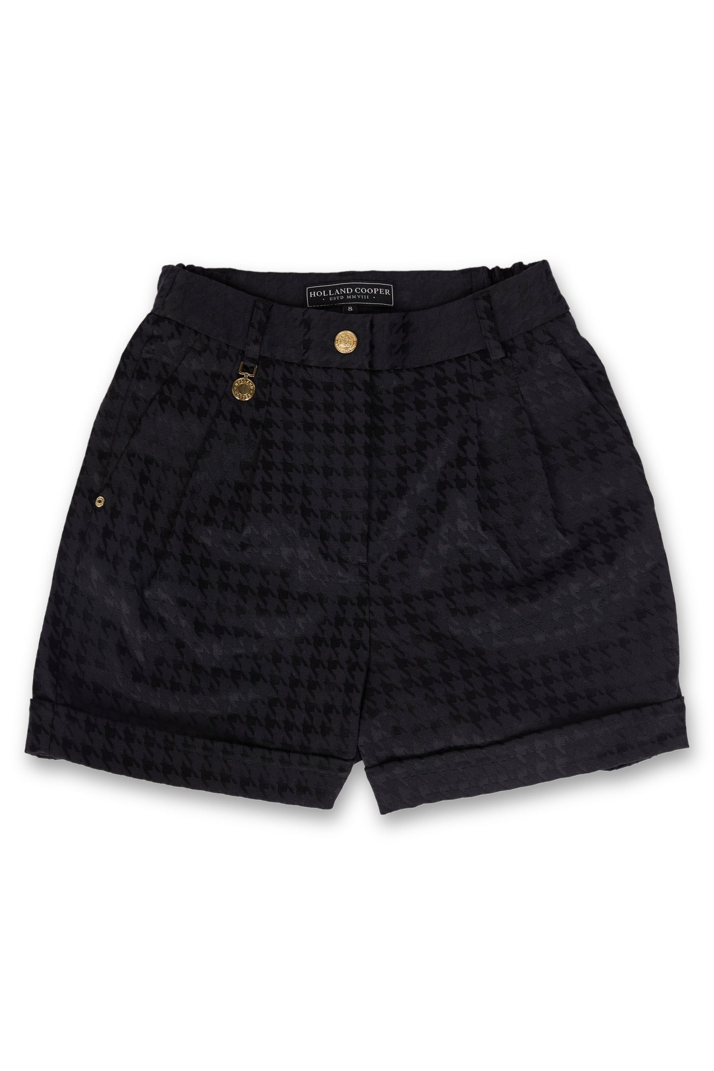 Bexley Tailored Shorts (Houndstooth Jacquard)