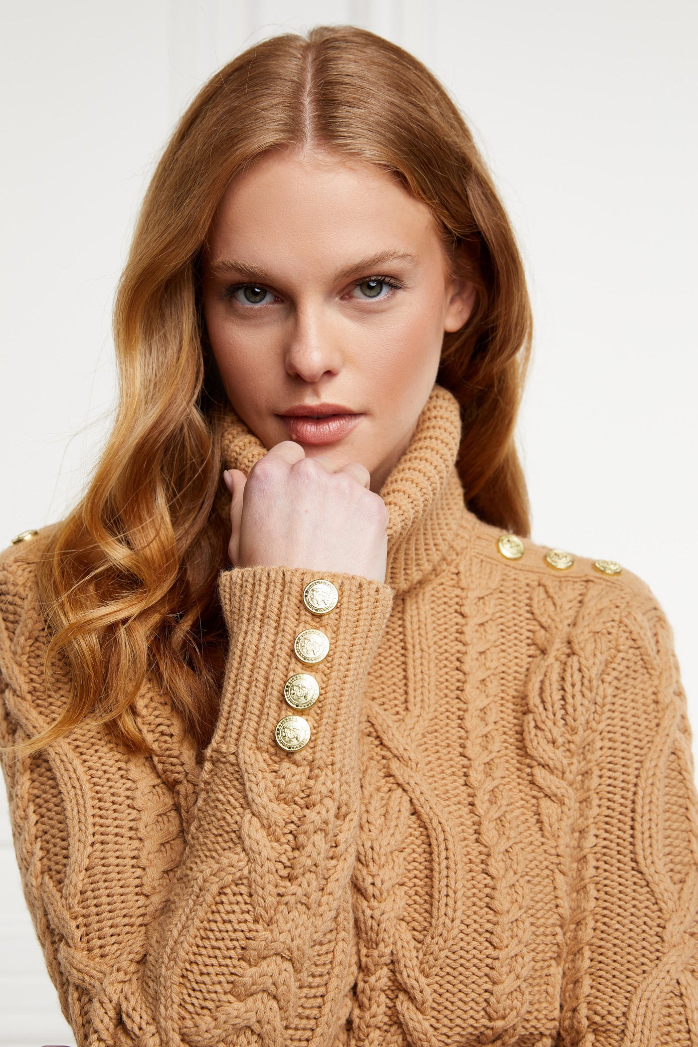 Belgravia Cable Knit (Camel)