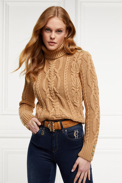 Belgravia Cable Knit (Camel)