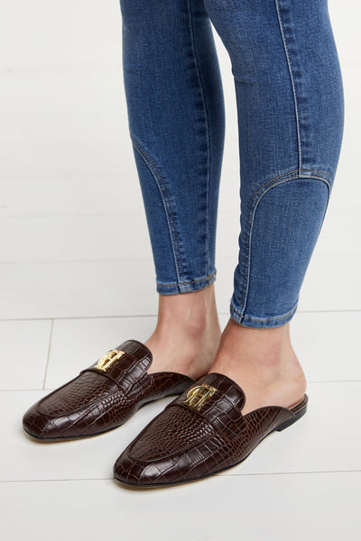 Kingston Loafer (Chocolate Croc)