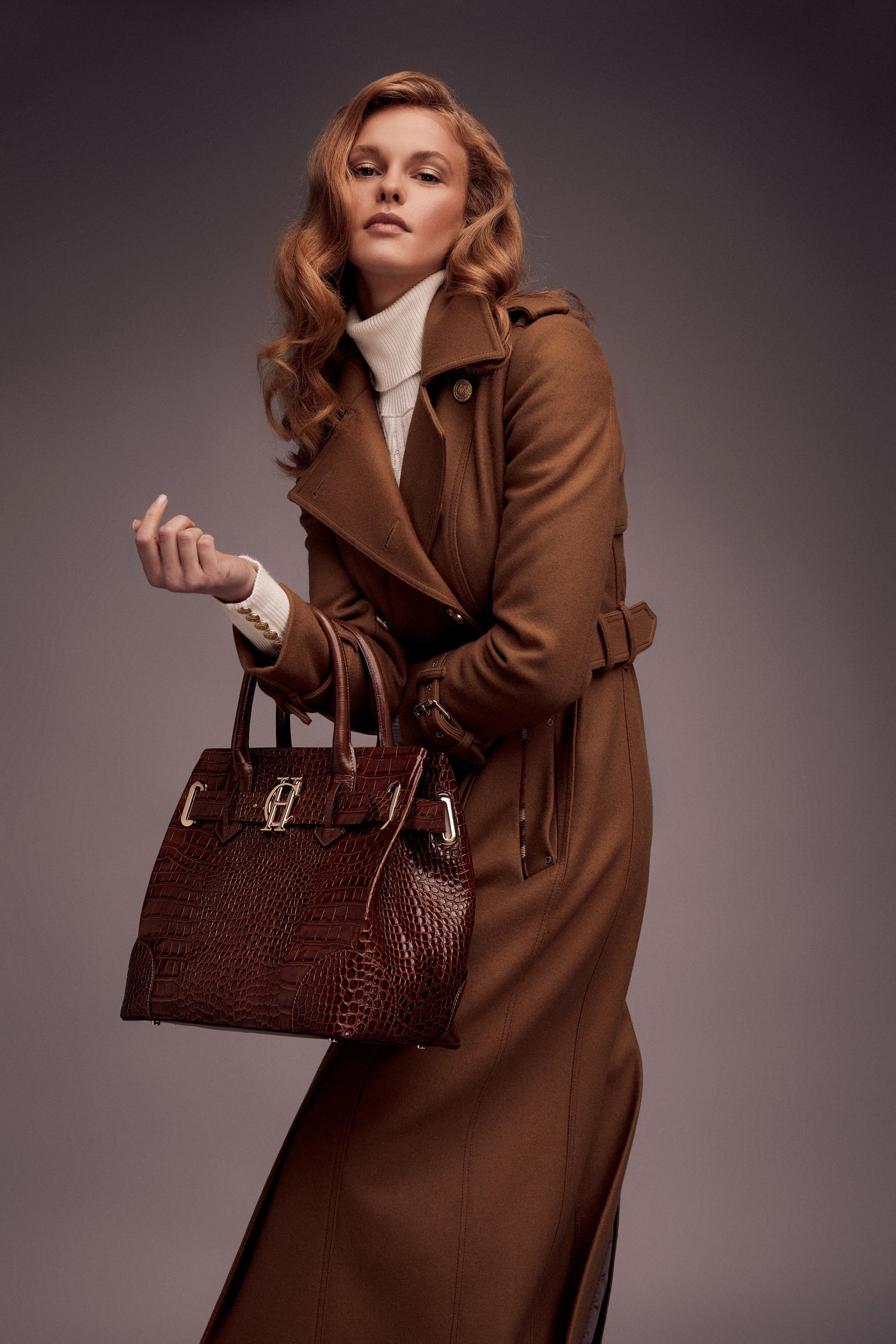 The Brompton Tote (Tan Croc)