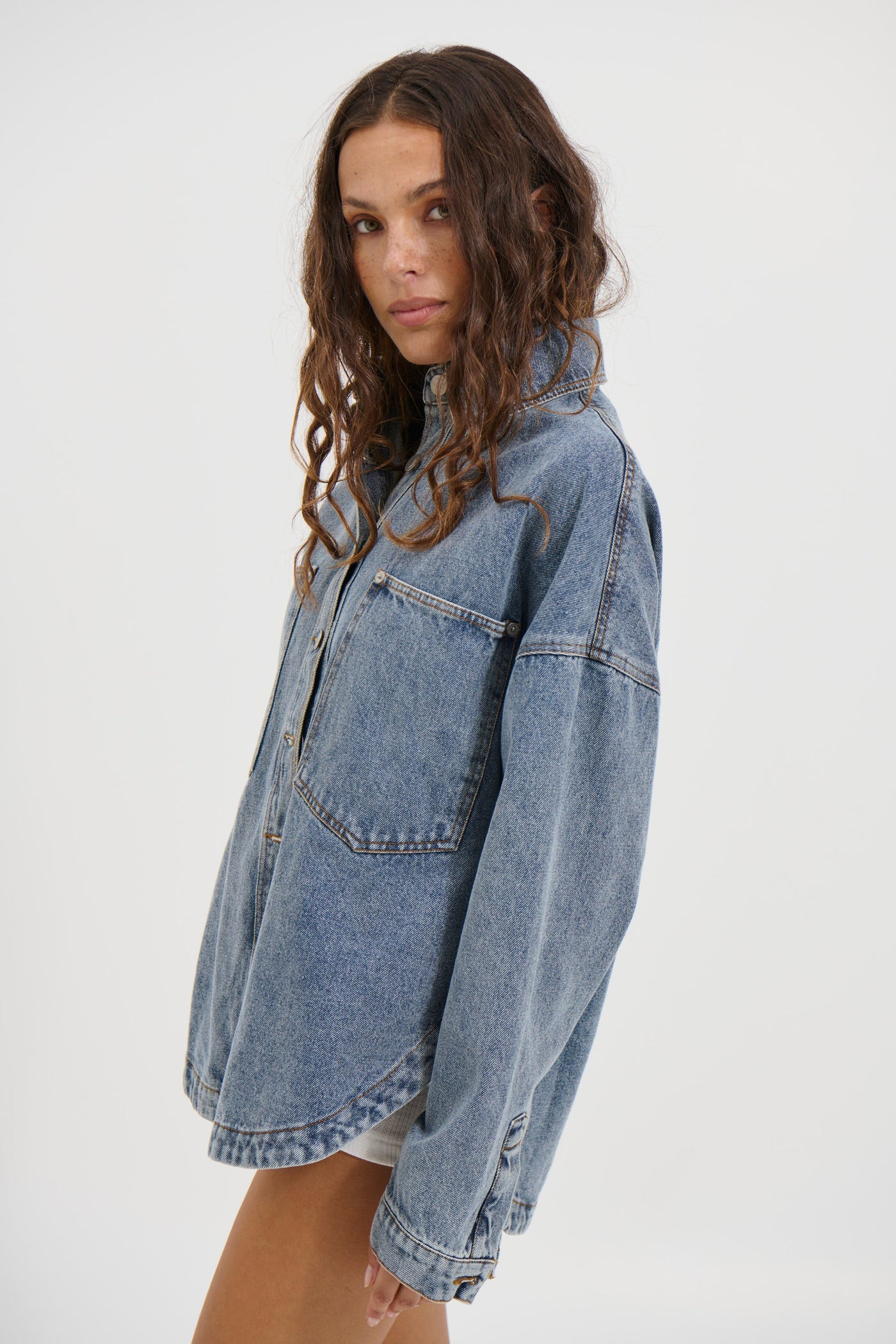 Adore Denim Shirt Blue