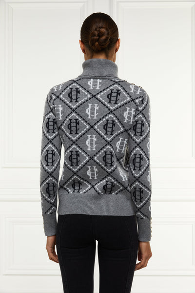 Heritage Knit Jumper (Logo Grey Marl)