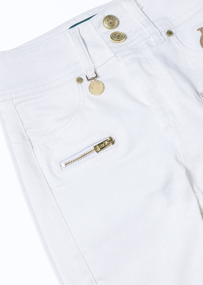 Biker Jean (Optic White)