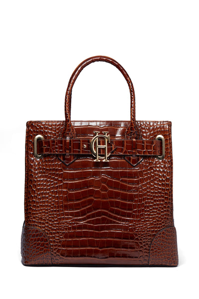 The Brompton Tote (Tan Croc)