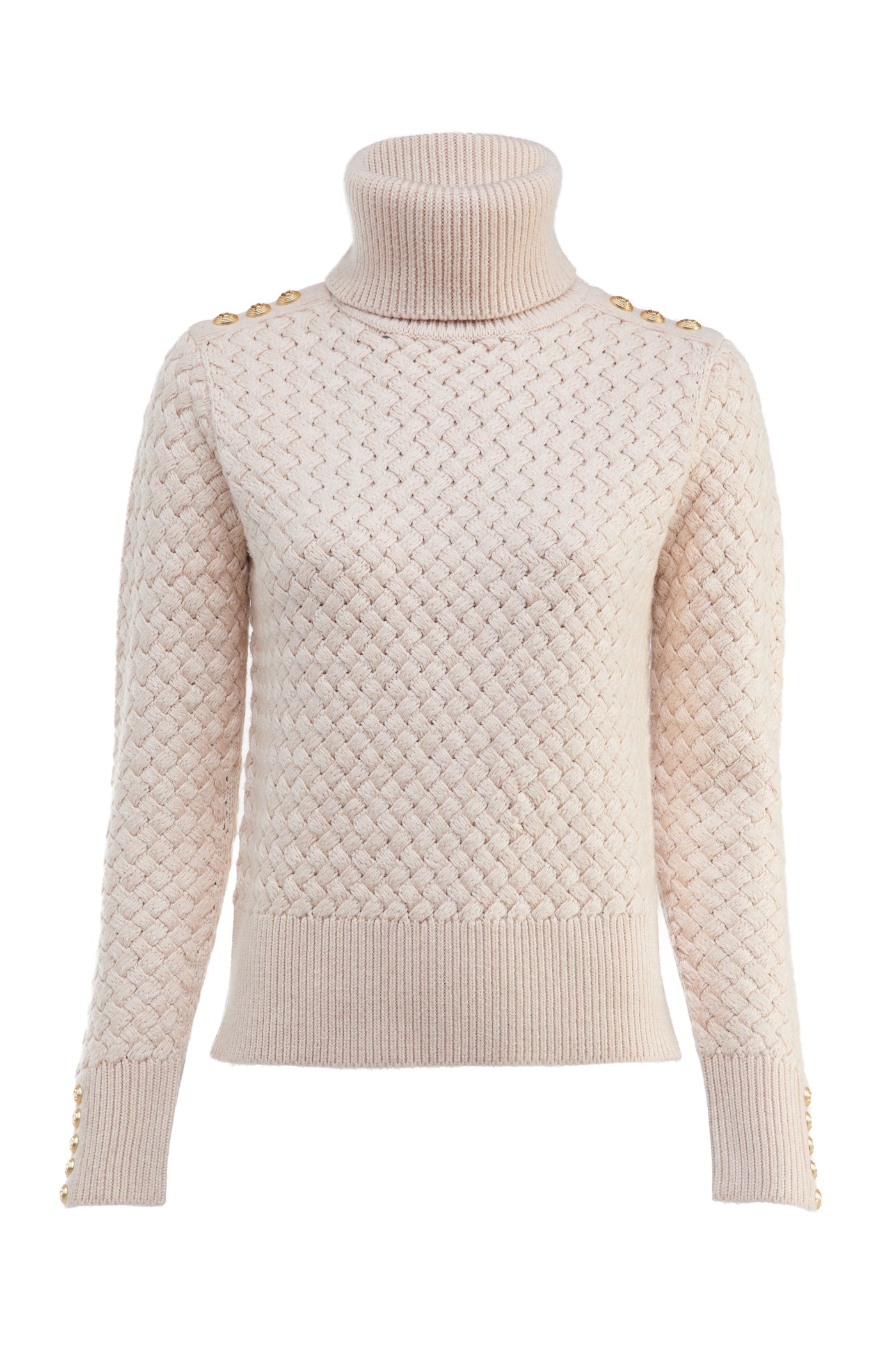 Basket Weave Jumper (Oatmeal)