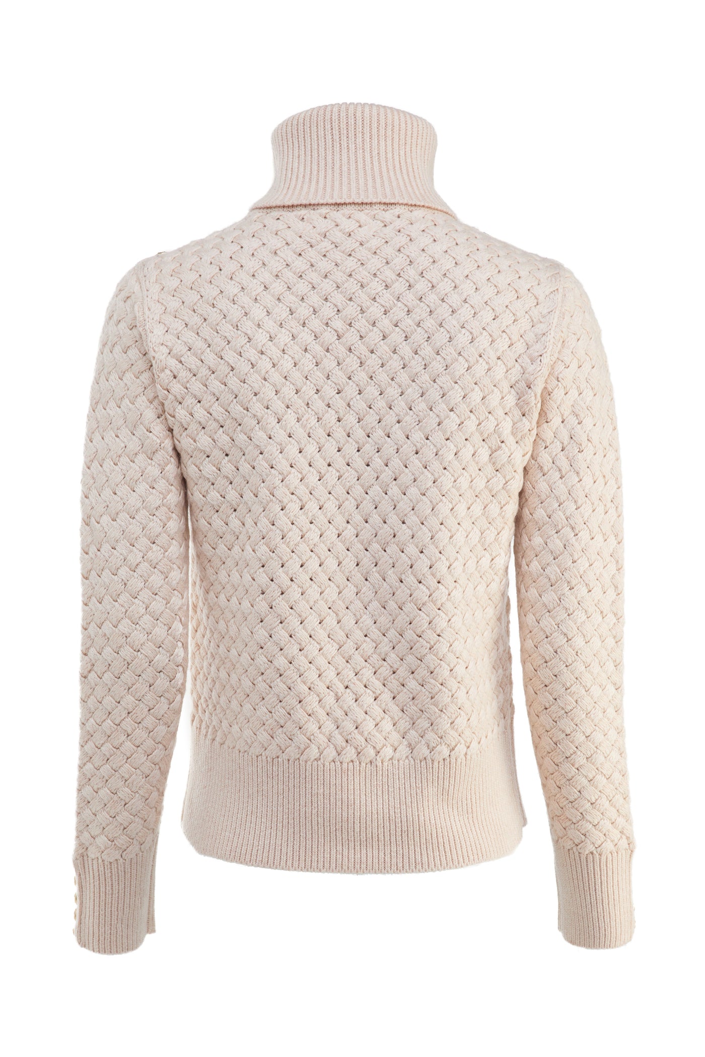 Basket Weave Jumper (Oatmeal)