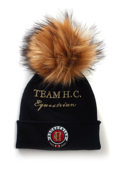 Team Knit Bobble Hat (Ink Navy)