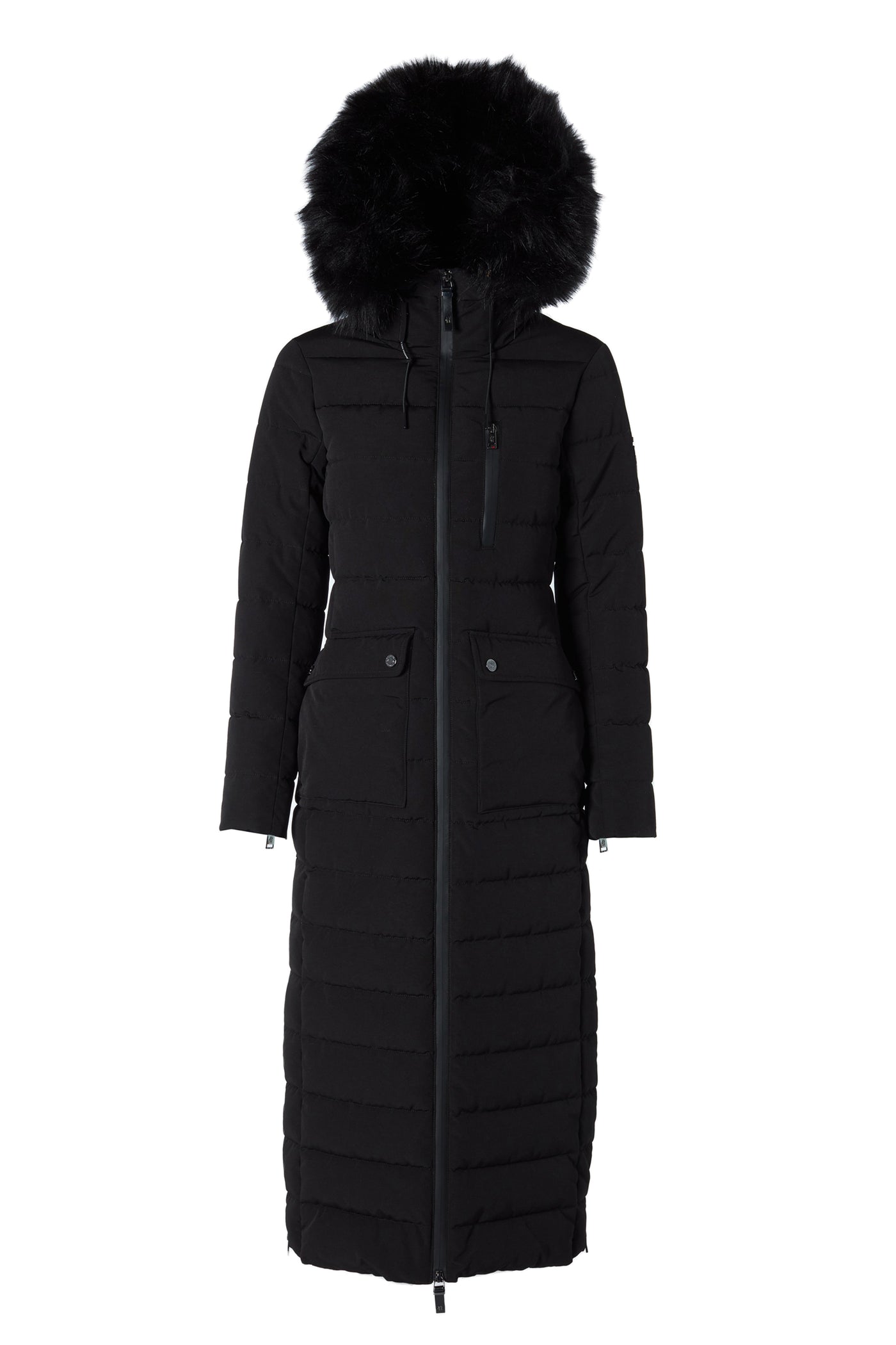 Finsworth Longline Coat (Black)