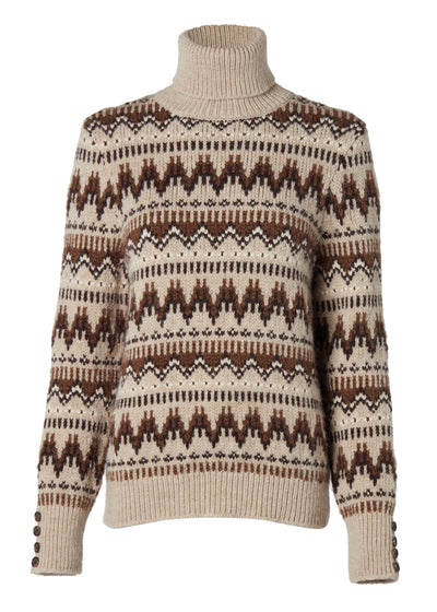 Heritage Fairisle Knit (Latte Fairisle)