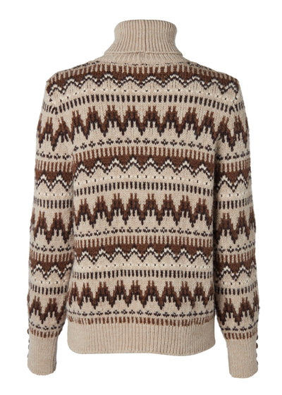 Heritage Fairisle Knit (Latte Fairisle)