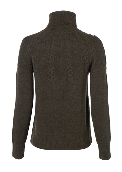 Astoria Roll Neck Knit (Fern Green)