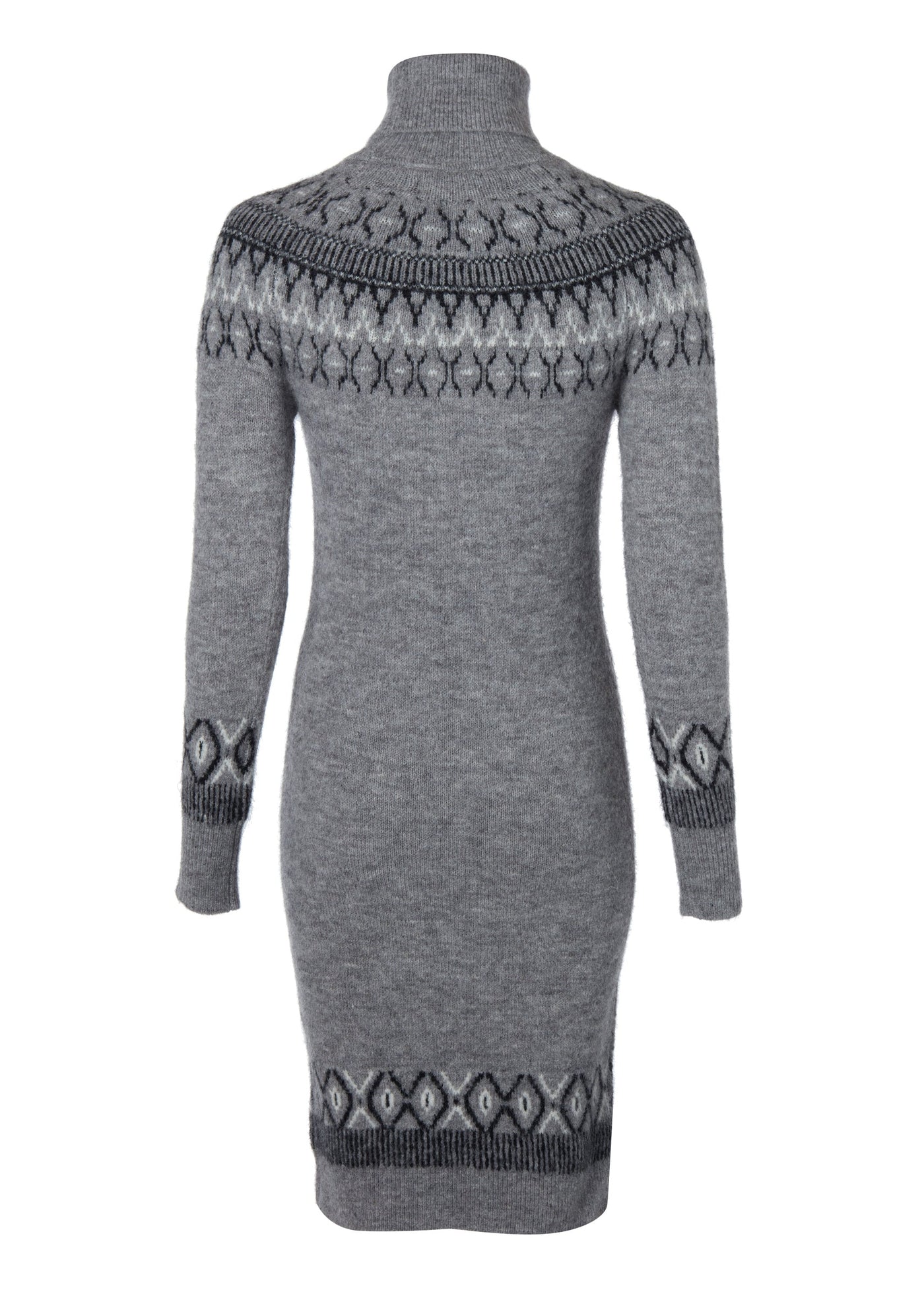 Heritage Jumper Dress (Grey Fairisle)