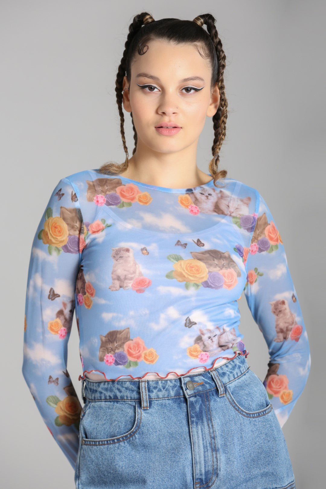 Kitsch Kitty Top