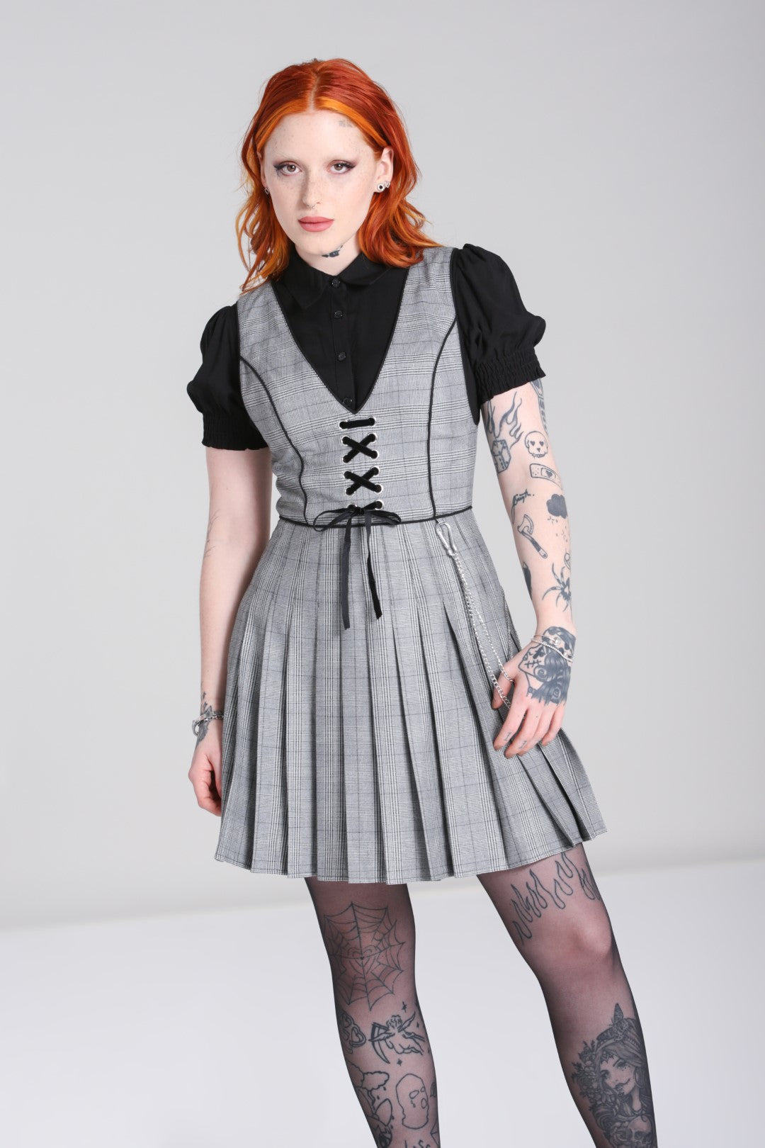 Mina Pinafore Dress