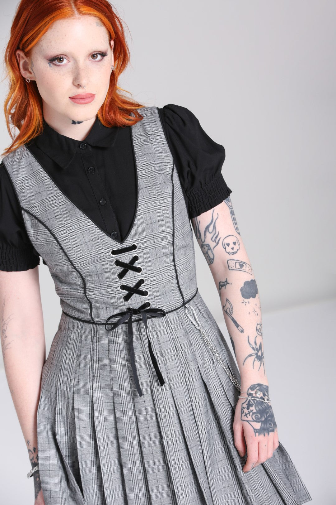 Mina Pinafore Dress