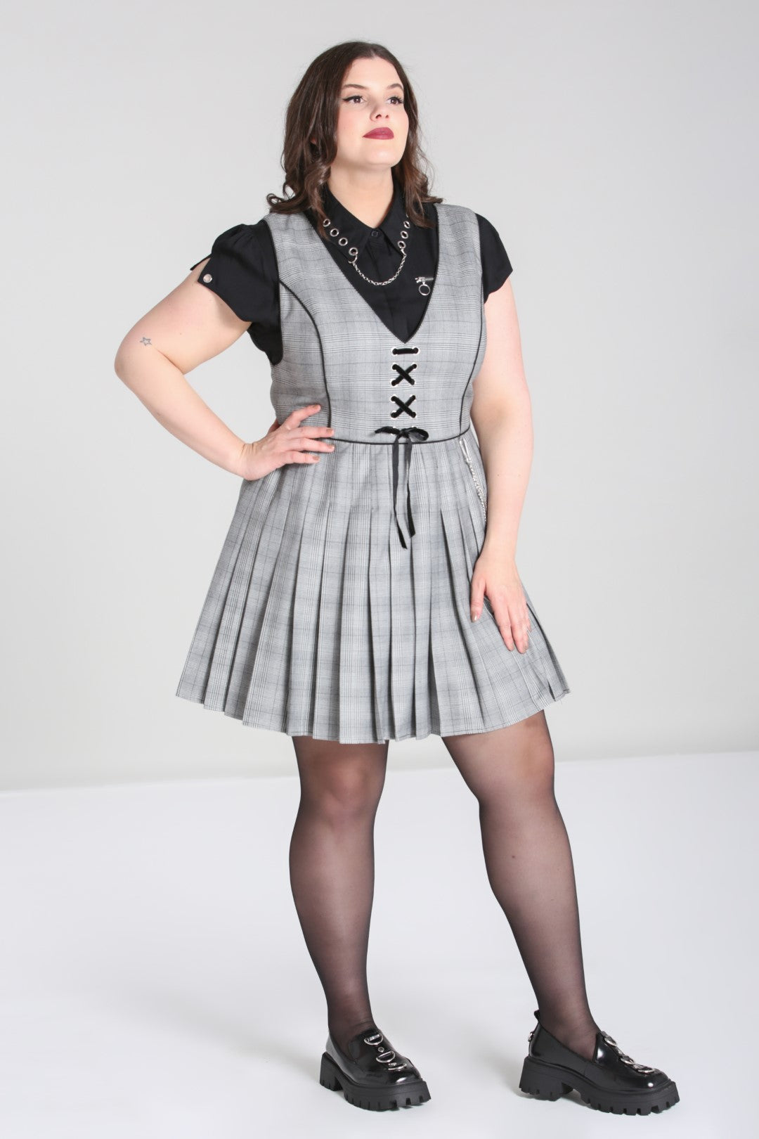 Mina Pinafore Dress