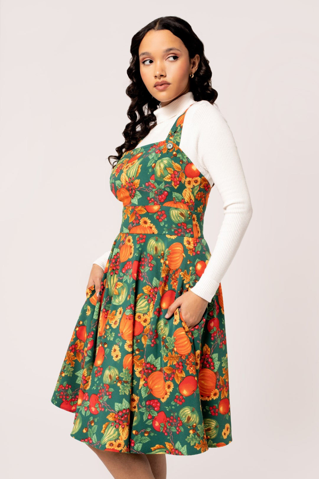 Autumn Pinafore Dress