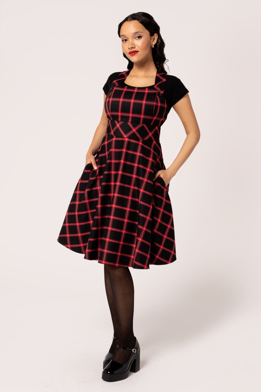 Janine Pinafore Dress