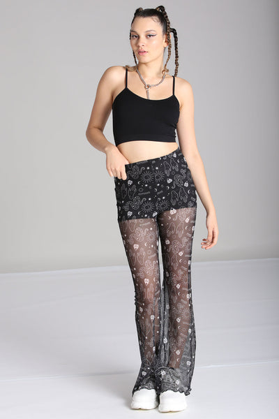 Hello Goodbye Mesh Trousers