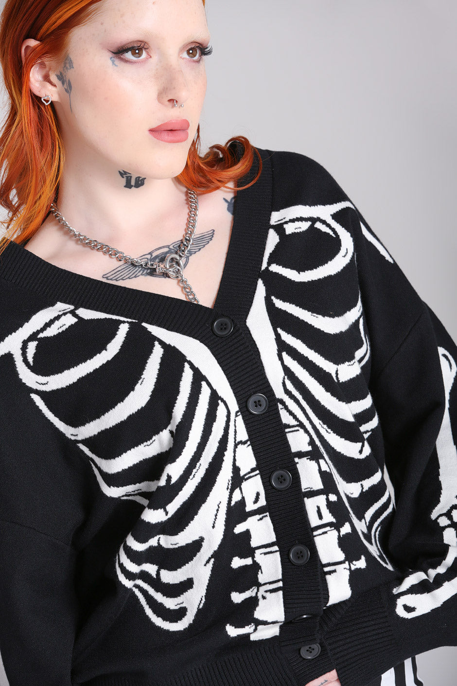 Skeleton Cardigan BKW