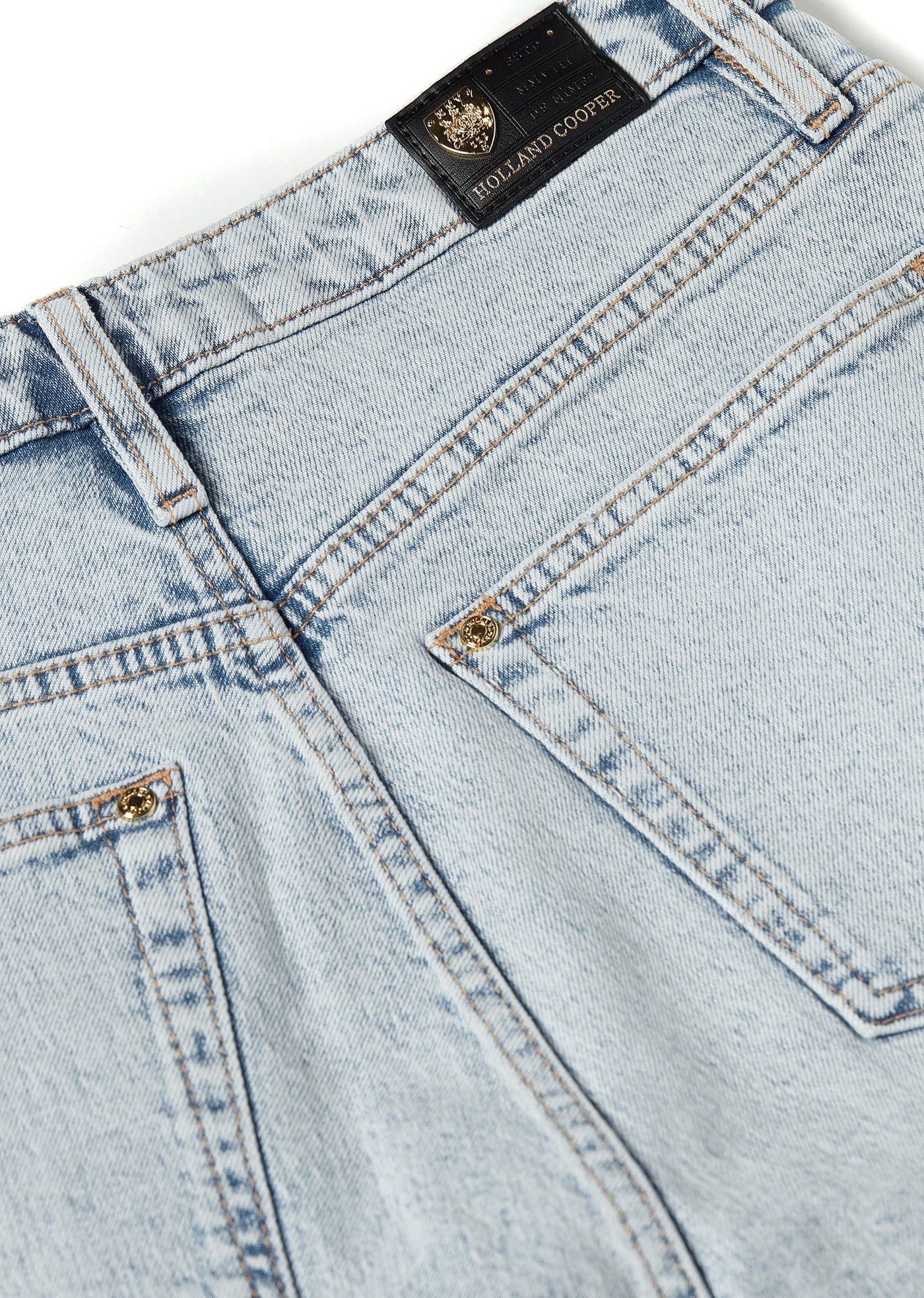 High Rise Slim Jean (Light Stone Wash)