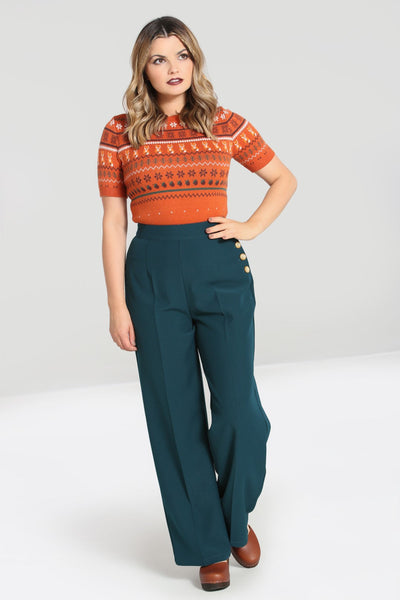 Ginger Swing Trousers Blue