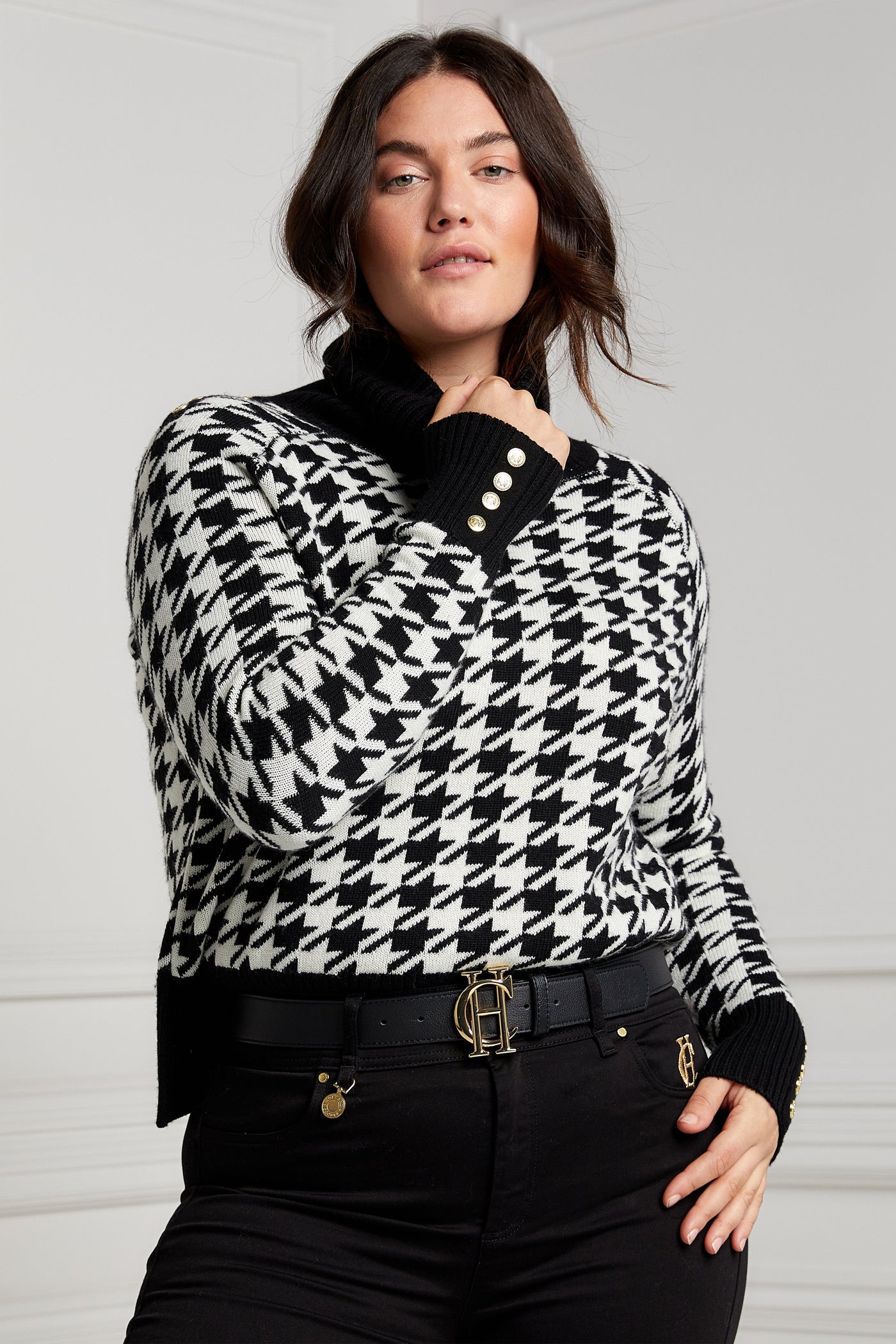 Heritage Knit Jumper (Houndstooth)