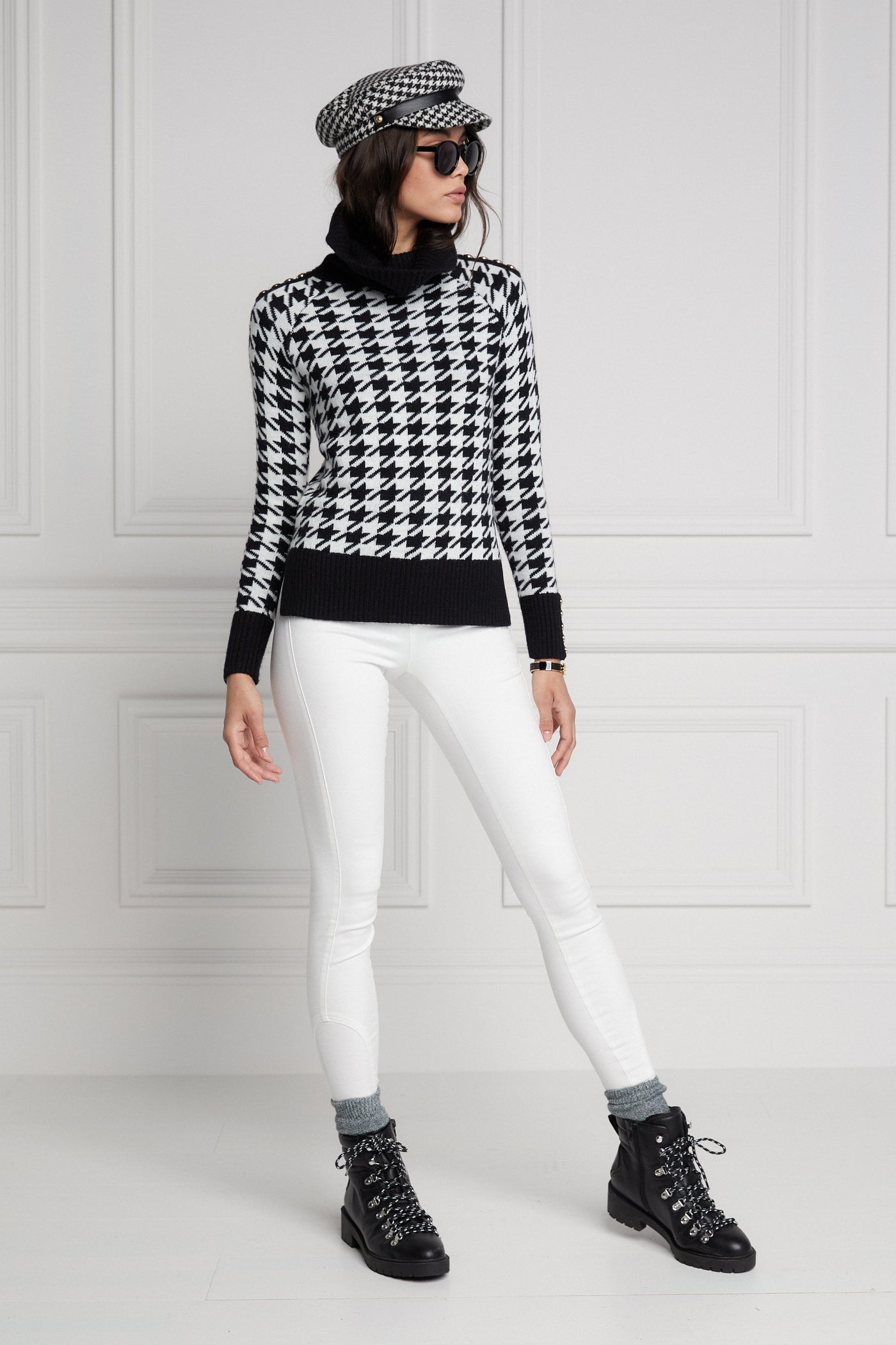 Heritage Knit Jumper (Houndstooth)