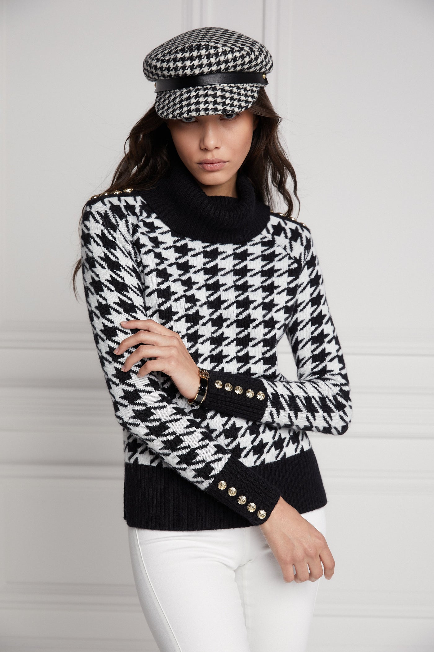 Heritage Knit Jumper (Houndstooth)