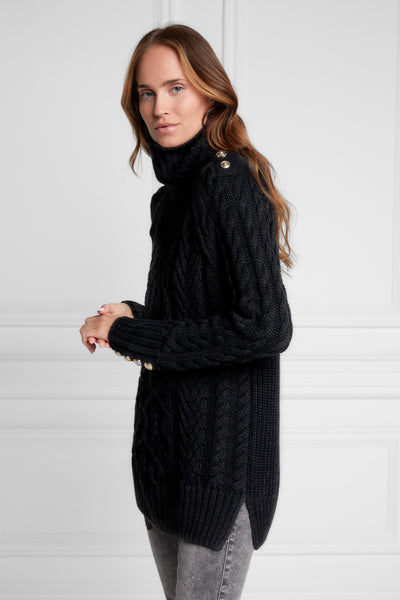 Greenwich Cable Knit (Black)