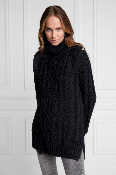 Greenwich Cable Knit (Black)