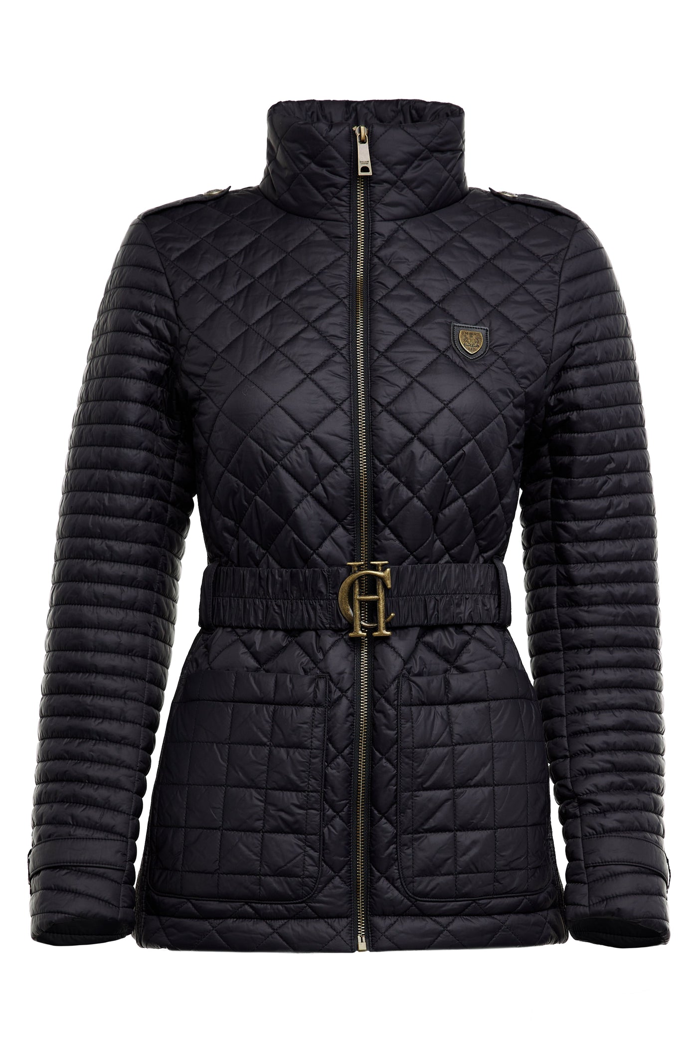 Juliana Belted Jacket (Black)