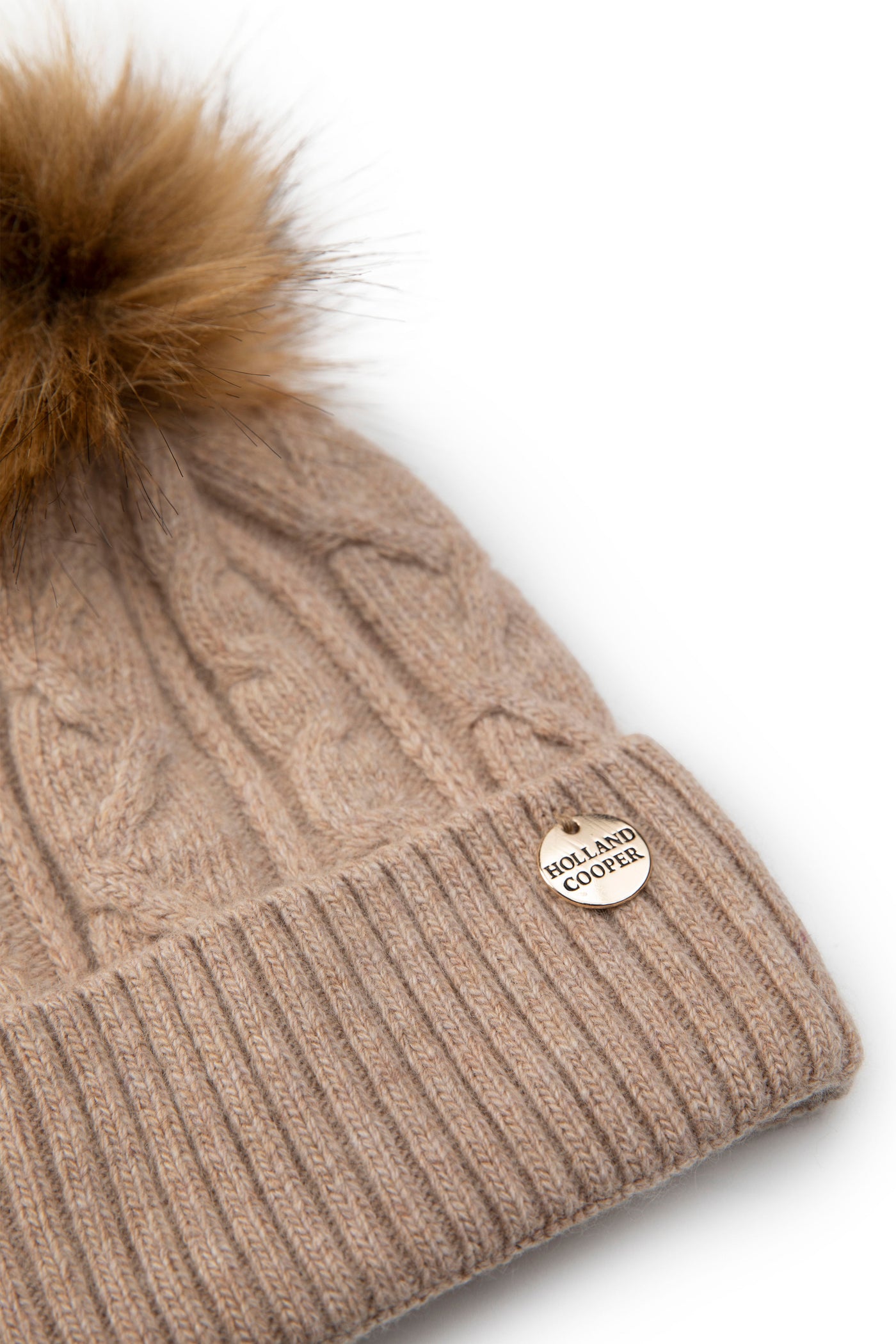 Little Bobble Hat (Camel)