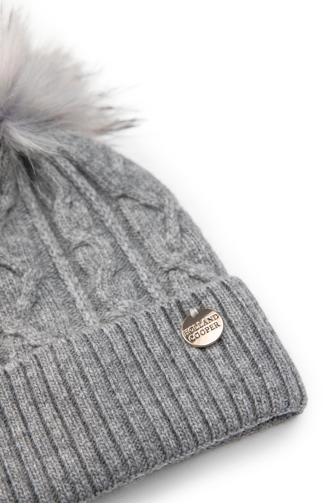 Little Bobble Hat (Soft Grey Marl)