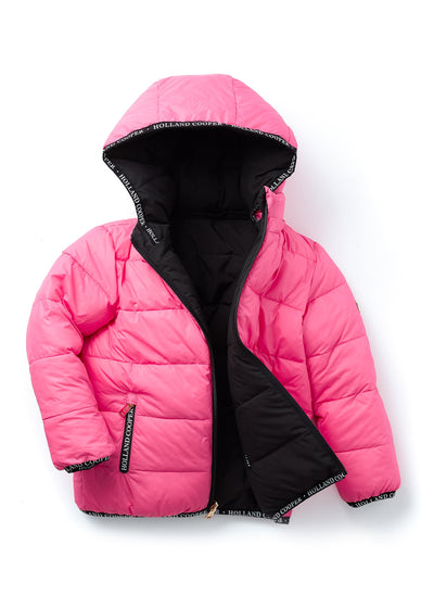 Little Reversible Puffer (Liquorice Candy Pink)