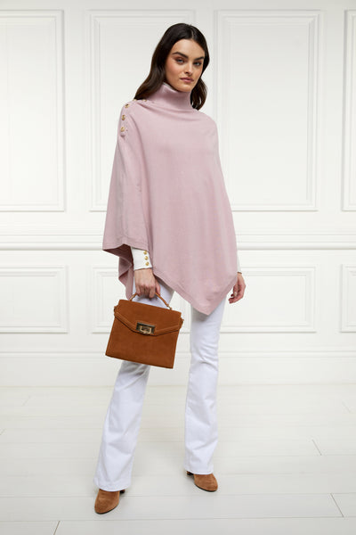 Roll Neck Cape (Soft Pink)