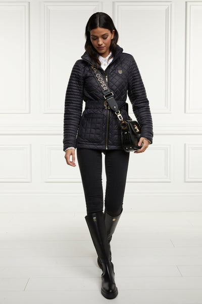 Juliana Belted Jacket (Black)