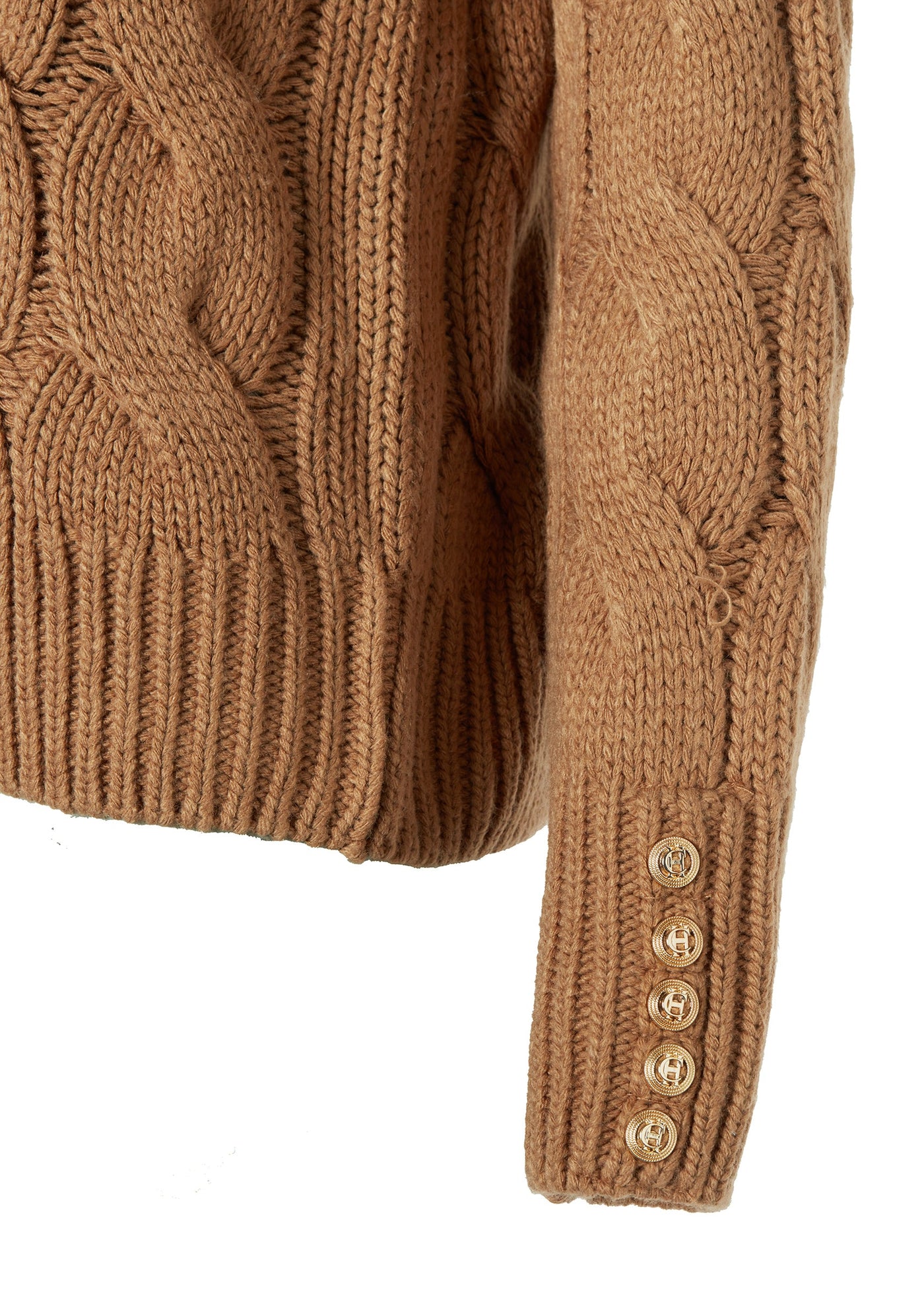 Lucia Roll Neck Knit (Toffee)