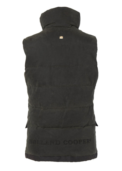 Aviator Padded Gilet (Dark Olive)