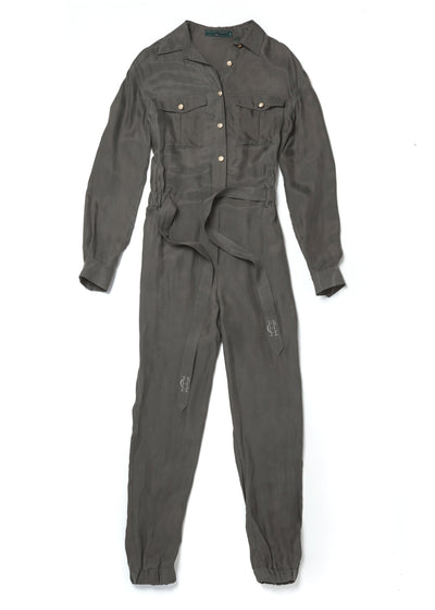 Utility Jumpsuit (Khaki)