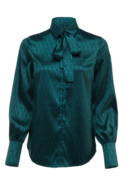 Penny Jacquard Shirt (Emerald)