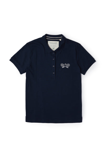 Racquets Polo Shirt (Ink Navy)